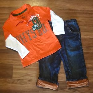 Size 3T Healthtex 2 Piece Outfit